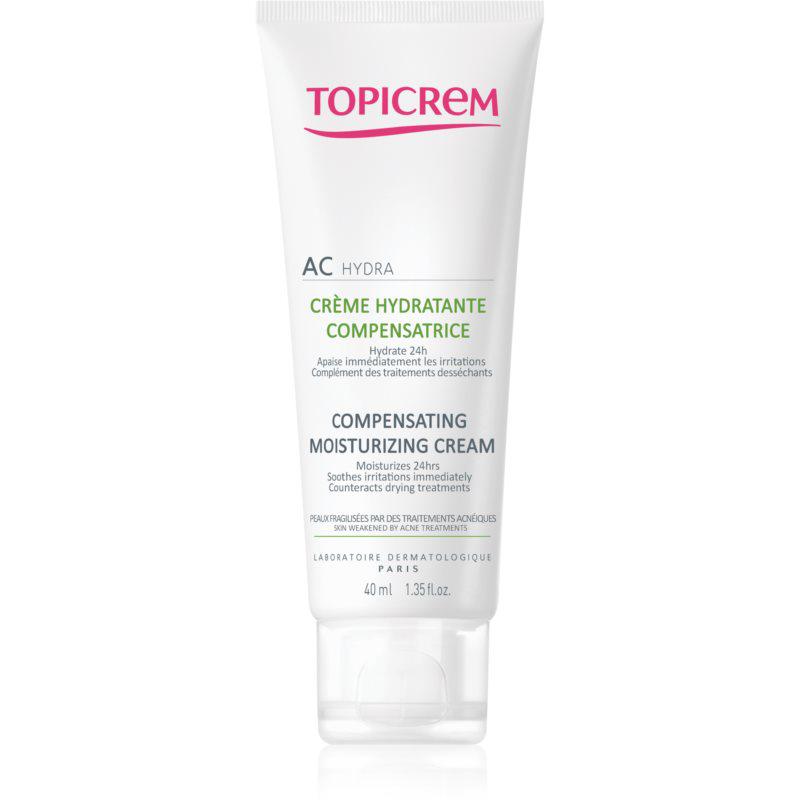 Topicrem AC Compensating Moisturizing Cream hydratační krém pro mastnou pleť se sklonem k akné