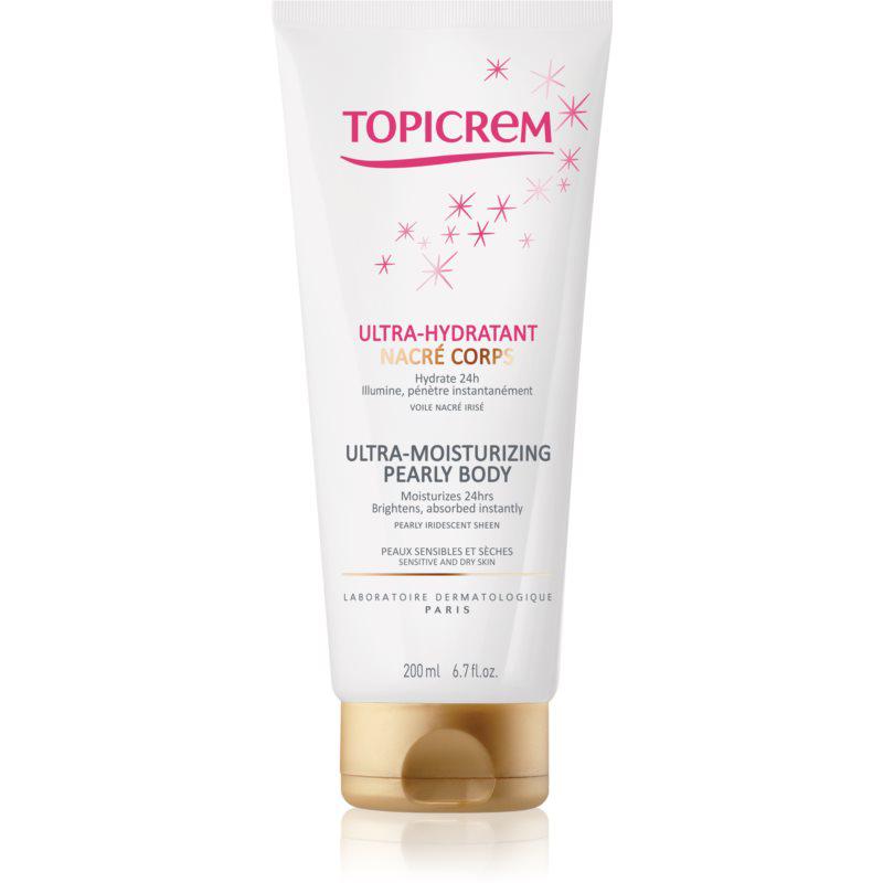 Topicrem UH BODY Ultra-Moisturizing Pearly Body tělové mléko pro citlivou pokožku s perleťovým leskem