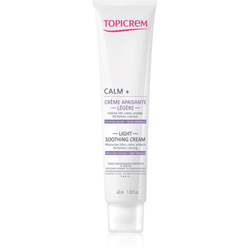 Topicrem UH FACE CALM+ Light Soothing Cream lehký zklidňující krém pro normální až smíšenou pleť