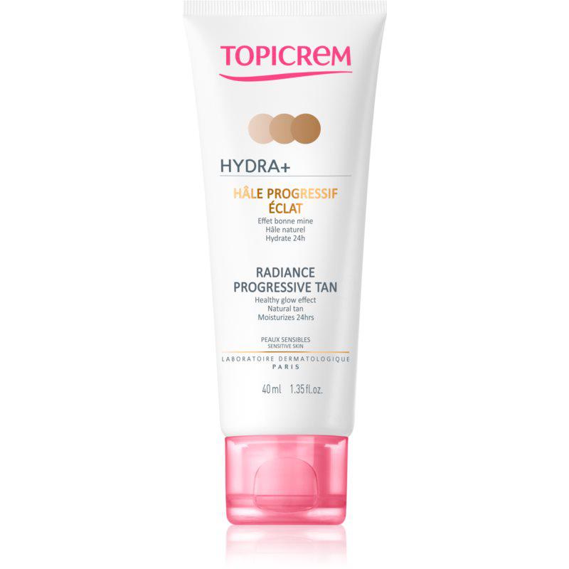 Topicrem UH FACE HYDRA+ Radiance Progressive Tan rozjasňující tónovací krém