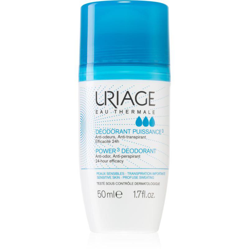 Uriage Hygiène Power3 Deodorant deodorant roll-on proti bílým a žlutým skvrnám