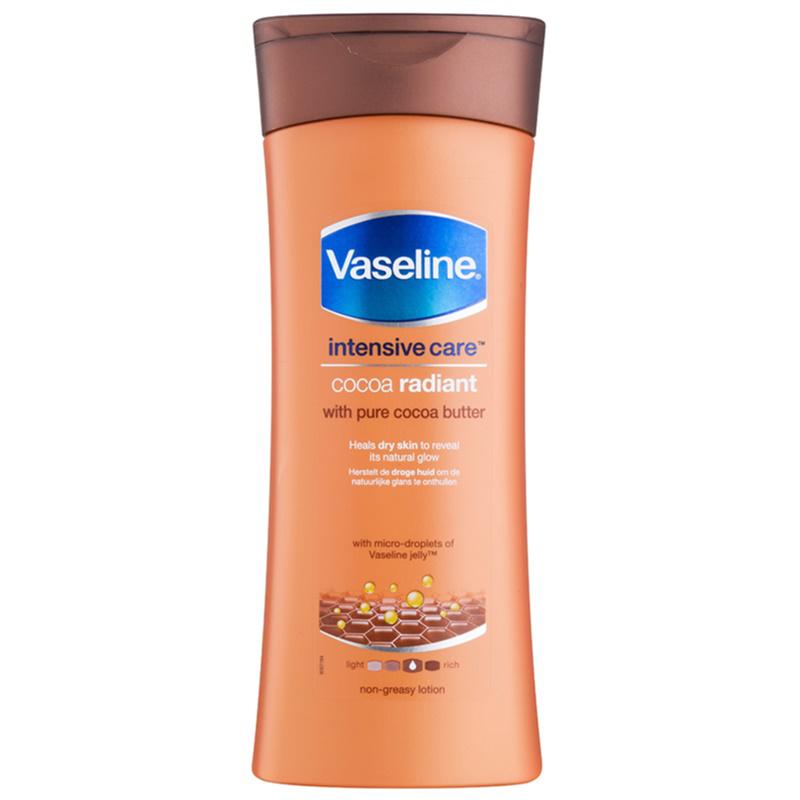 Vaseline Cocoa tělové mléko hydratační s kakaovým máslem