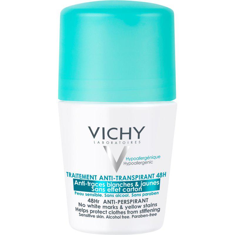 Vichy Deodorant antiperspirant roll-on proti bílým a žlutým skvrnám