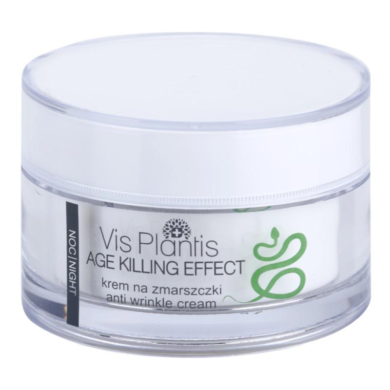 Vis Plantis Age Killing Effect noční protivráskový krém s hadím jedem