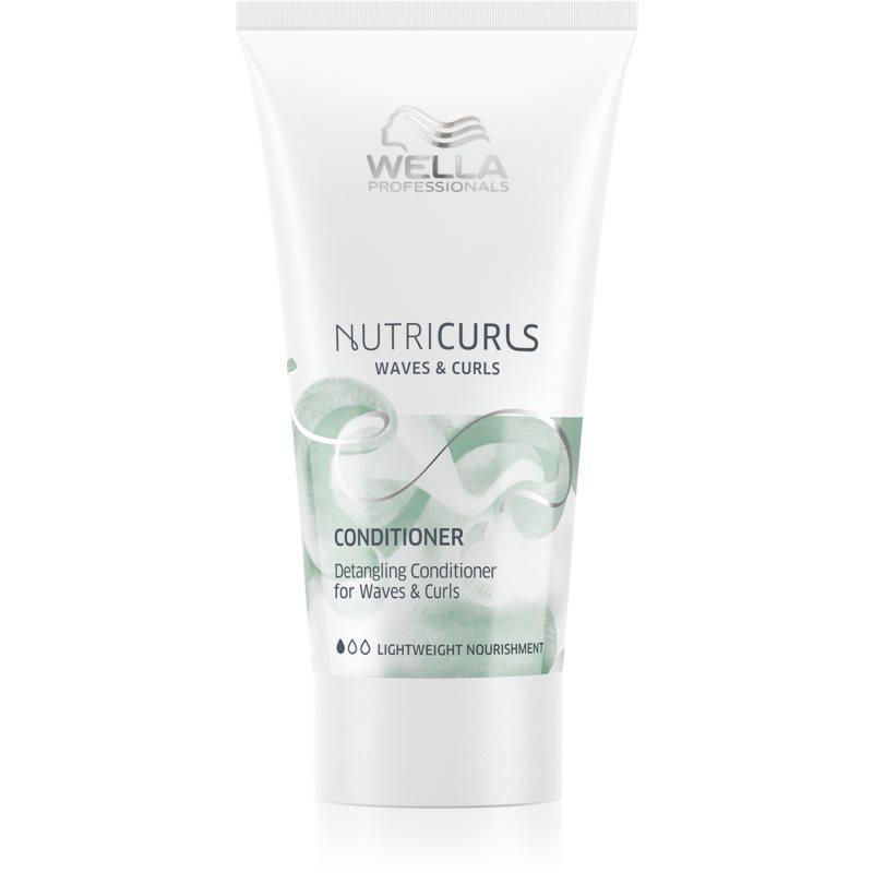 Wella Professionals Nutricurls Waves & Curls vyživující kondicionér pro snadné rozčesávání vlasů