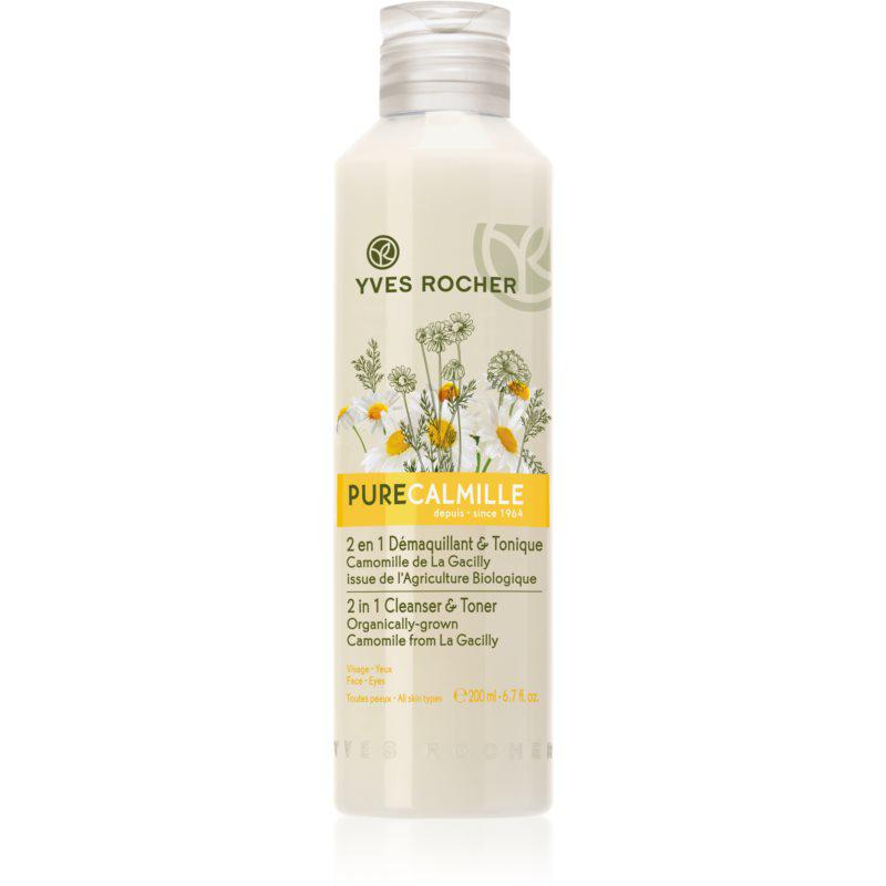 Yves Rocher Pure Calmille čistící mléko a pleťový toner 2 v 1
