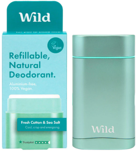 Wild Refillable Natural Deaodorant Fresh Cotton & Sea Salt Tuhý deodorant